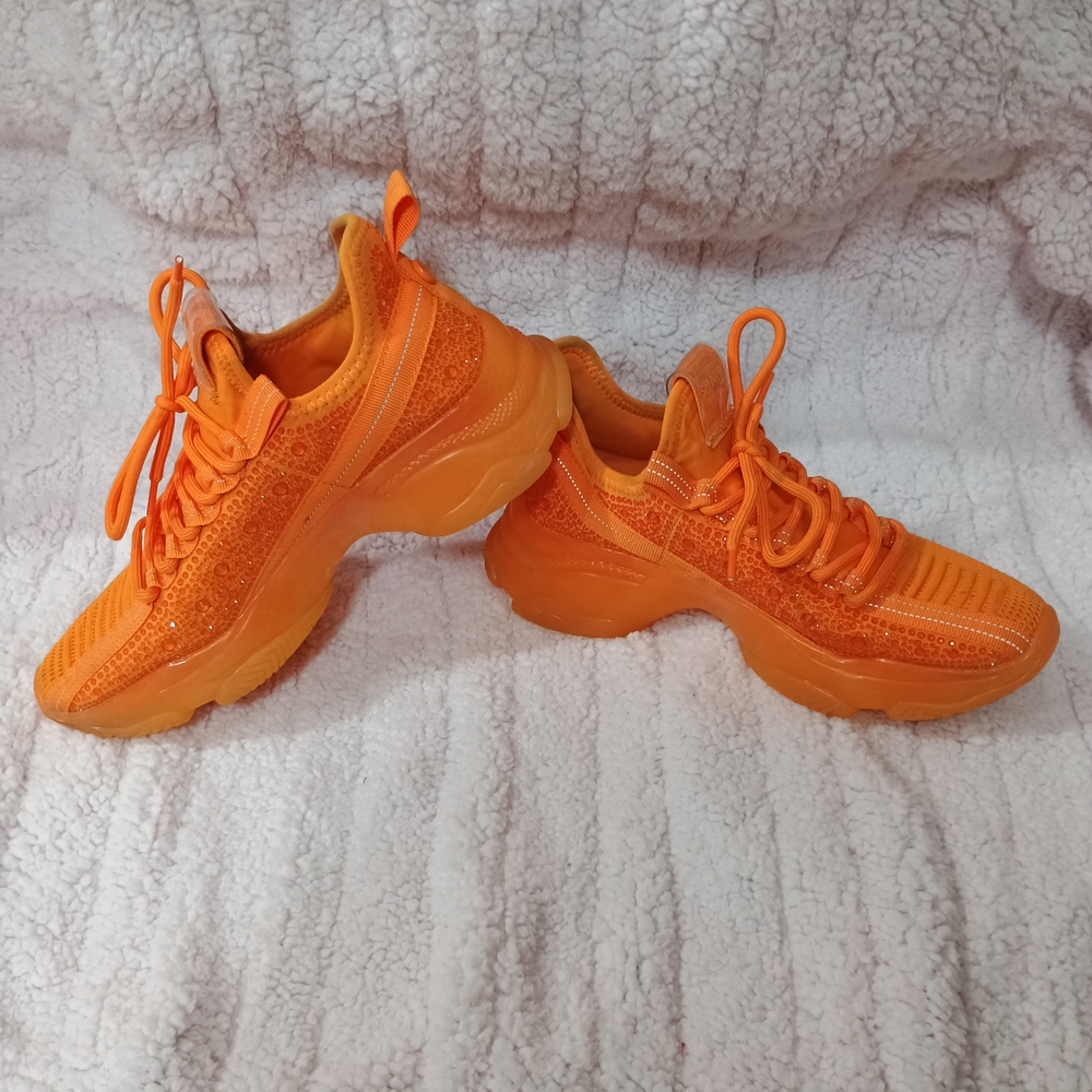 Vibrant Orange Sneakers